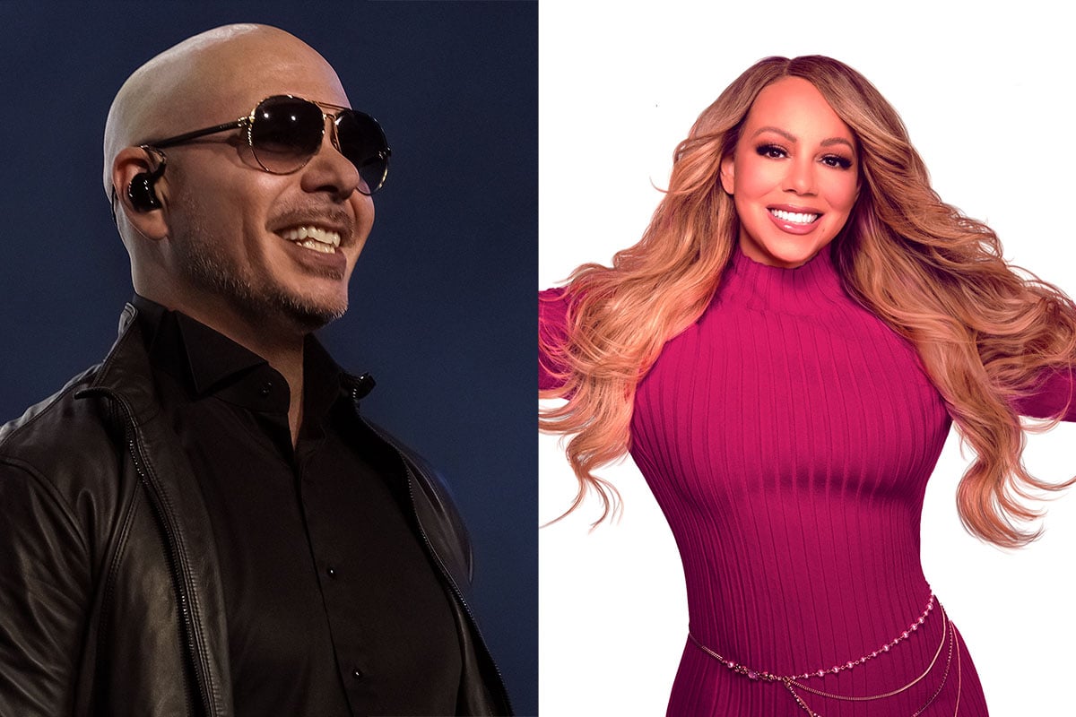 Pitbull and Mariah Carey