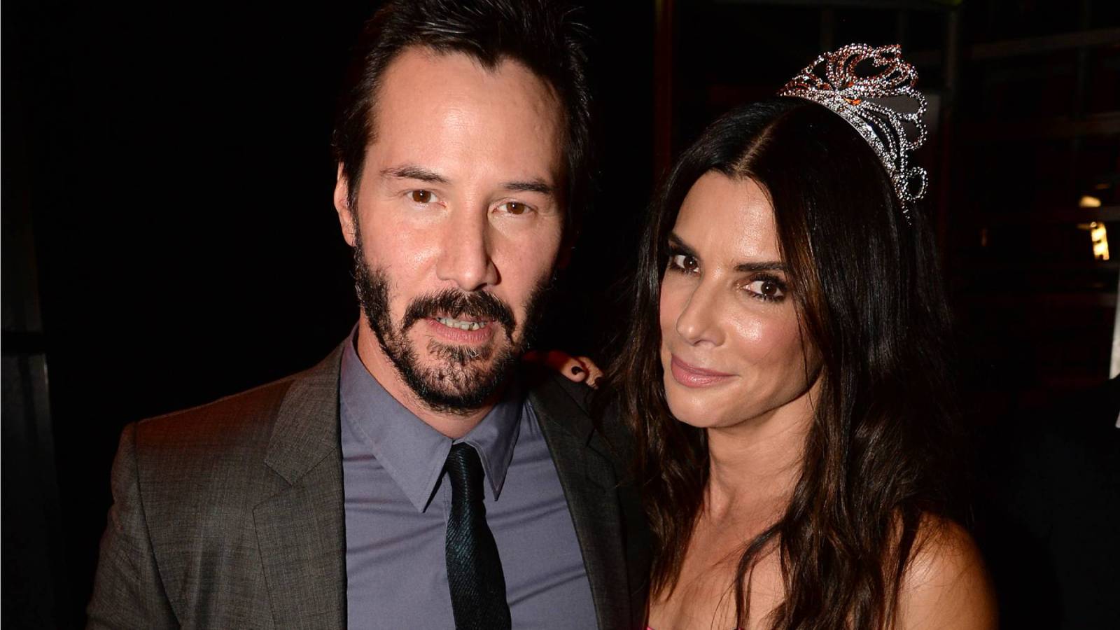 Keanu Reeves and Sandra Bullock