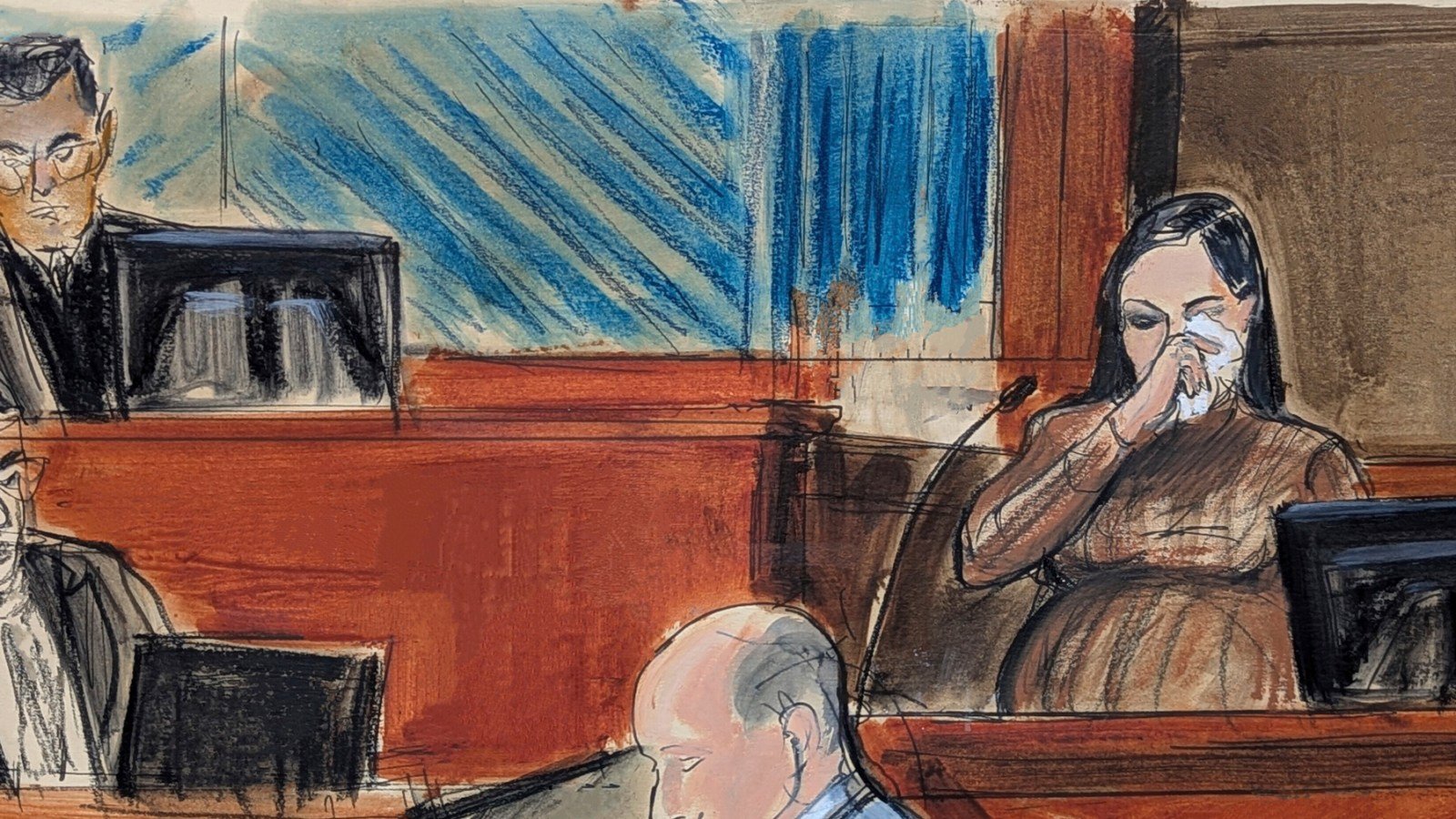 Courtroom sketch of Sean Combs trial