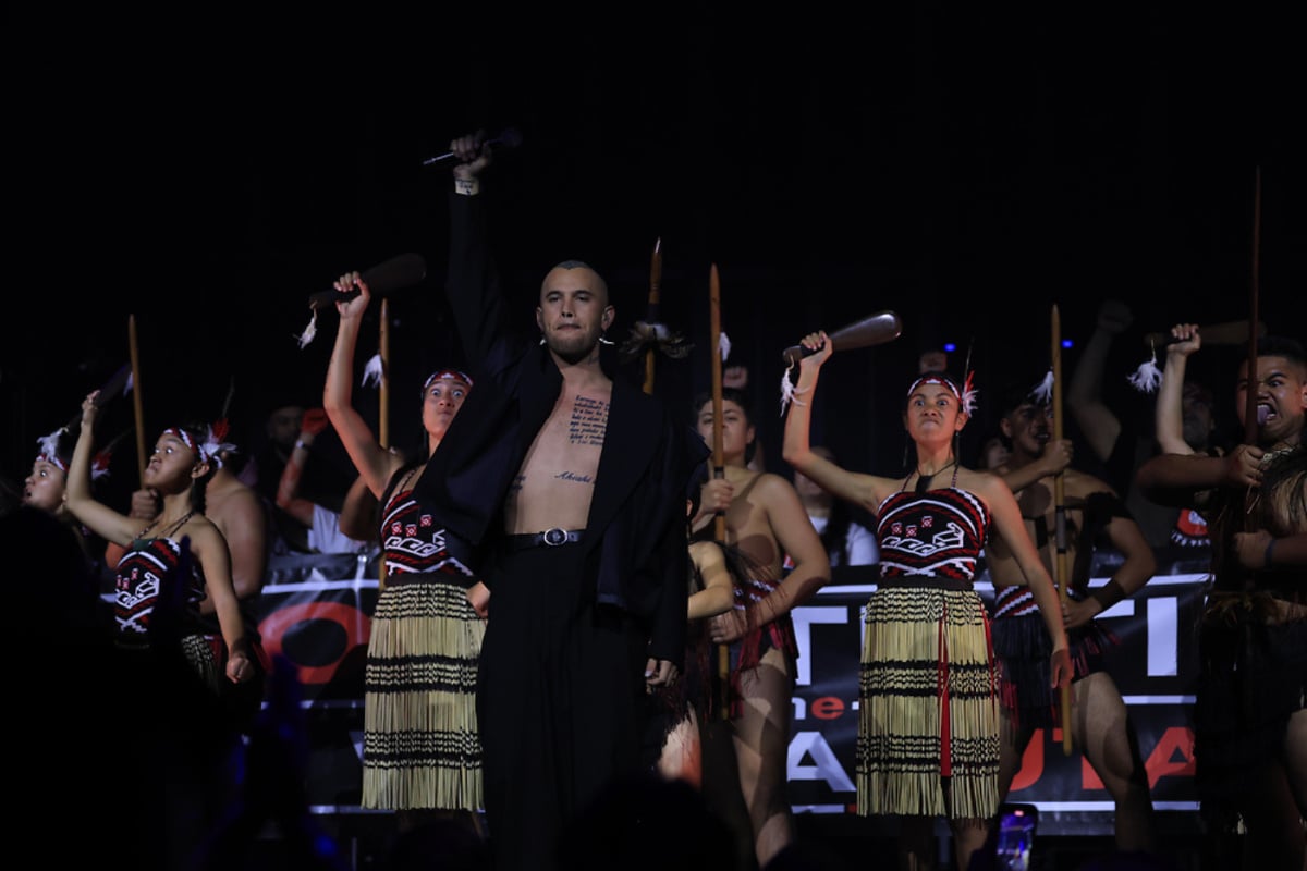 Stan Walker performs at the 2025 Aotearoa Music Awards