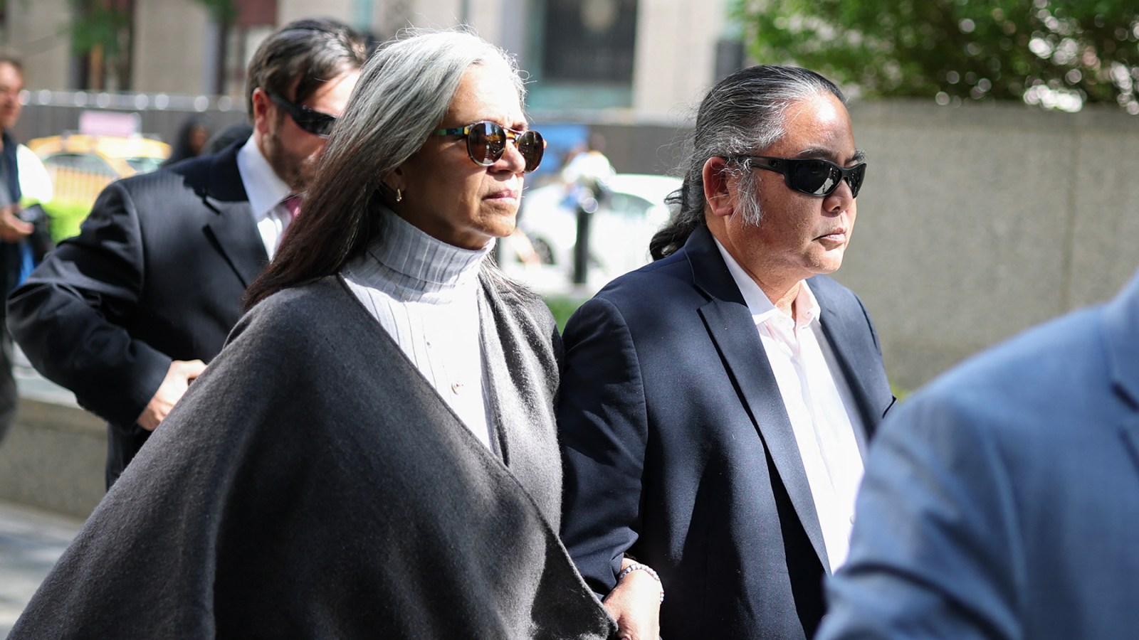 Regina Ventura, mother of Cassie Ventura, arriving at Sean Combs trial