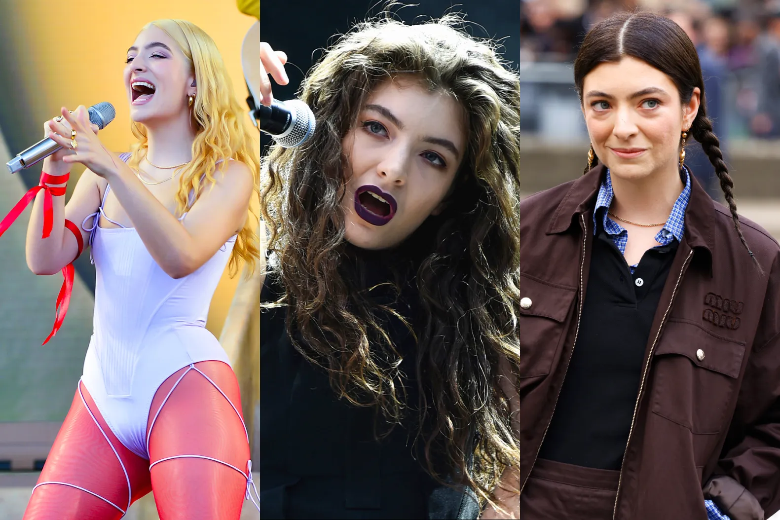 Collage of Lorde images