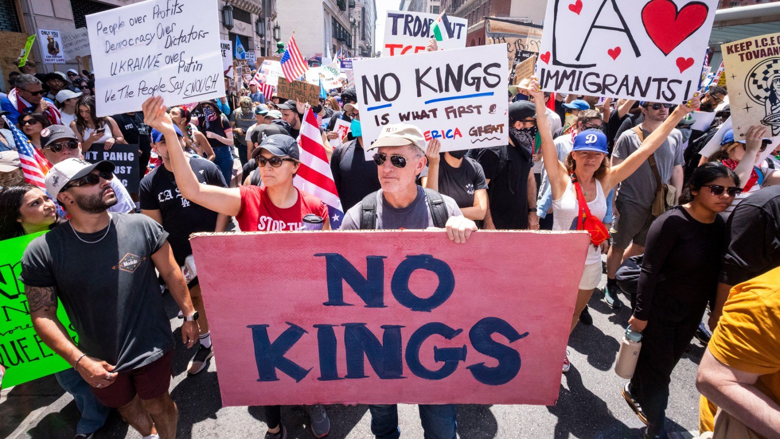 No Kings protest