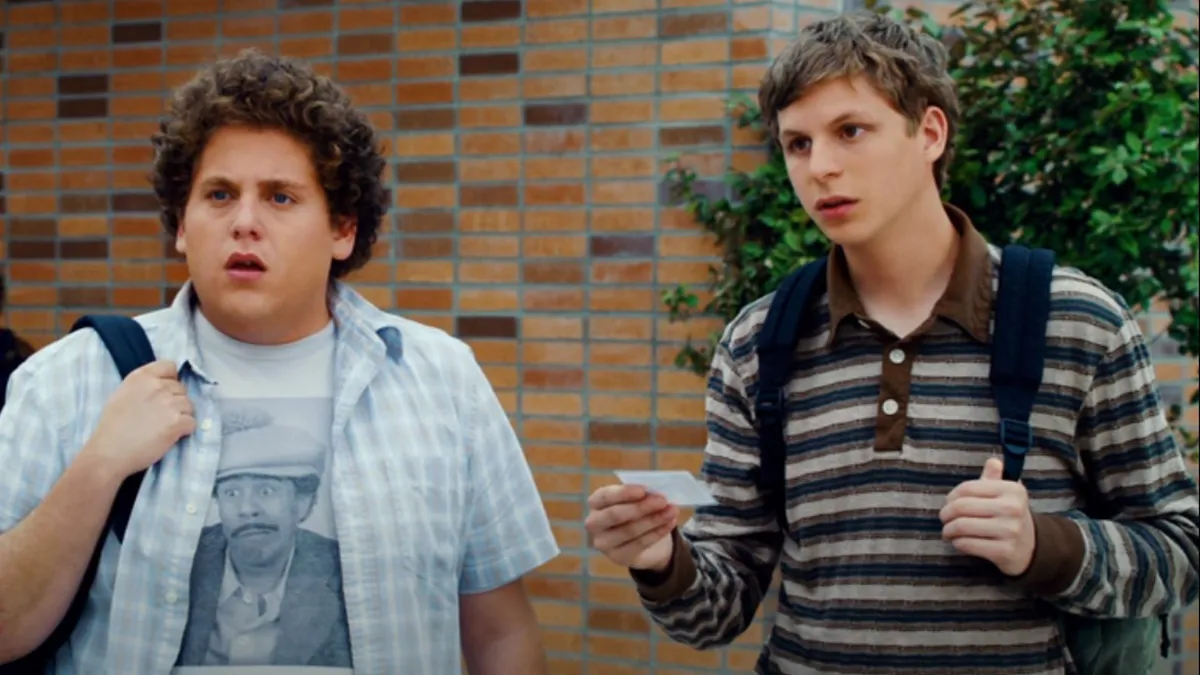 Jonah Hill and Michael Cera in Superbad