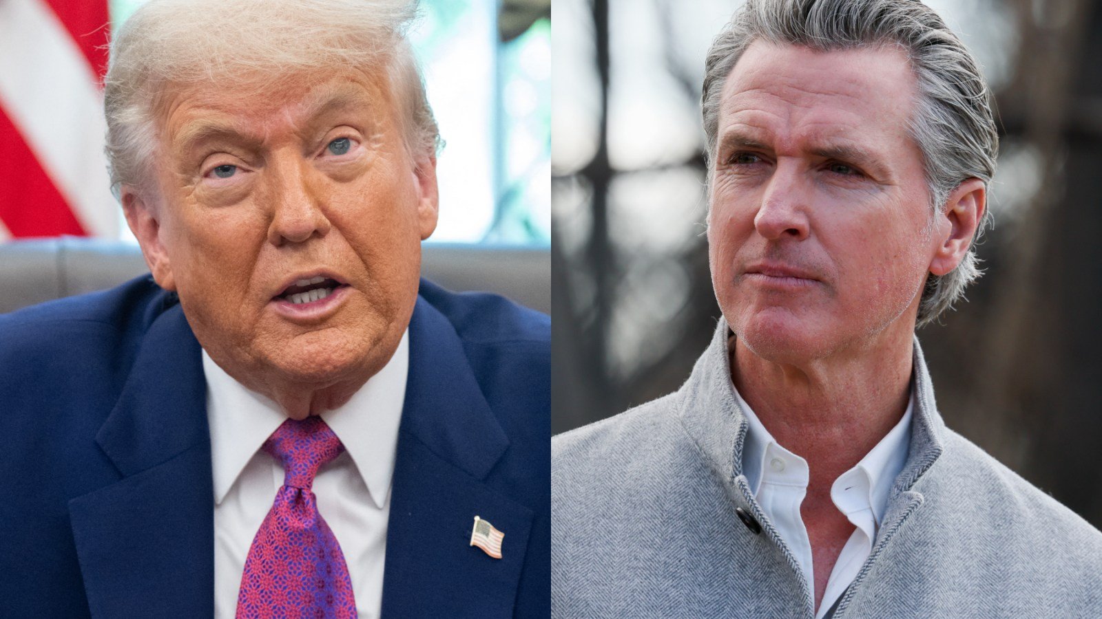 Trump Newsom