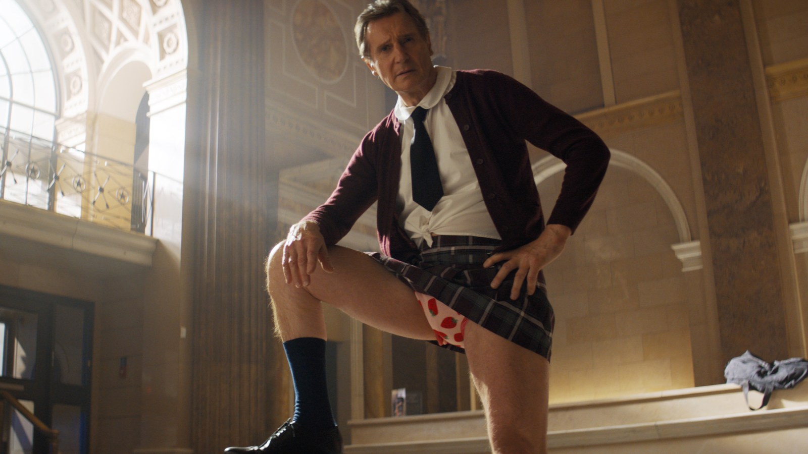 Liam Neeson in The Naked Gun