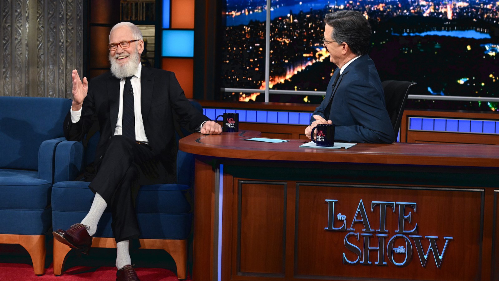 Letterman Colbert