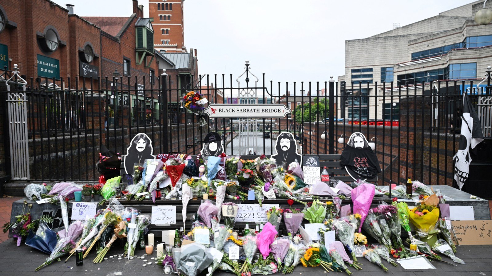 Ozzy Osbourne tributes in Birmingham