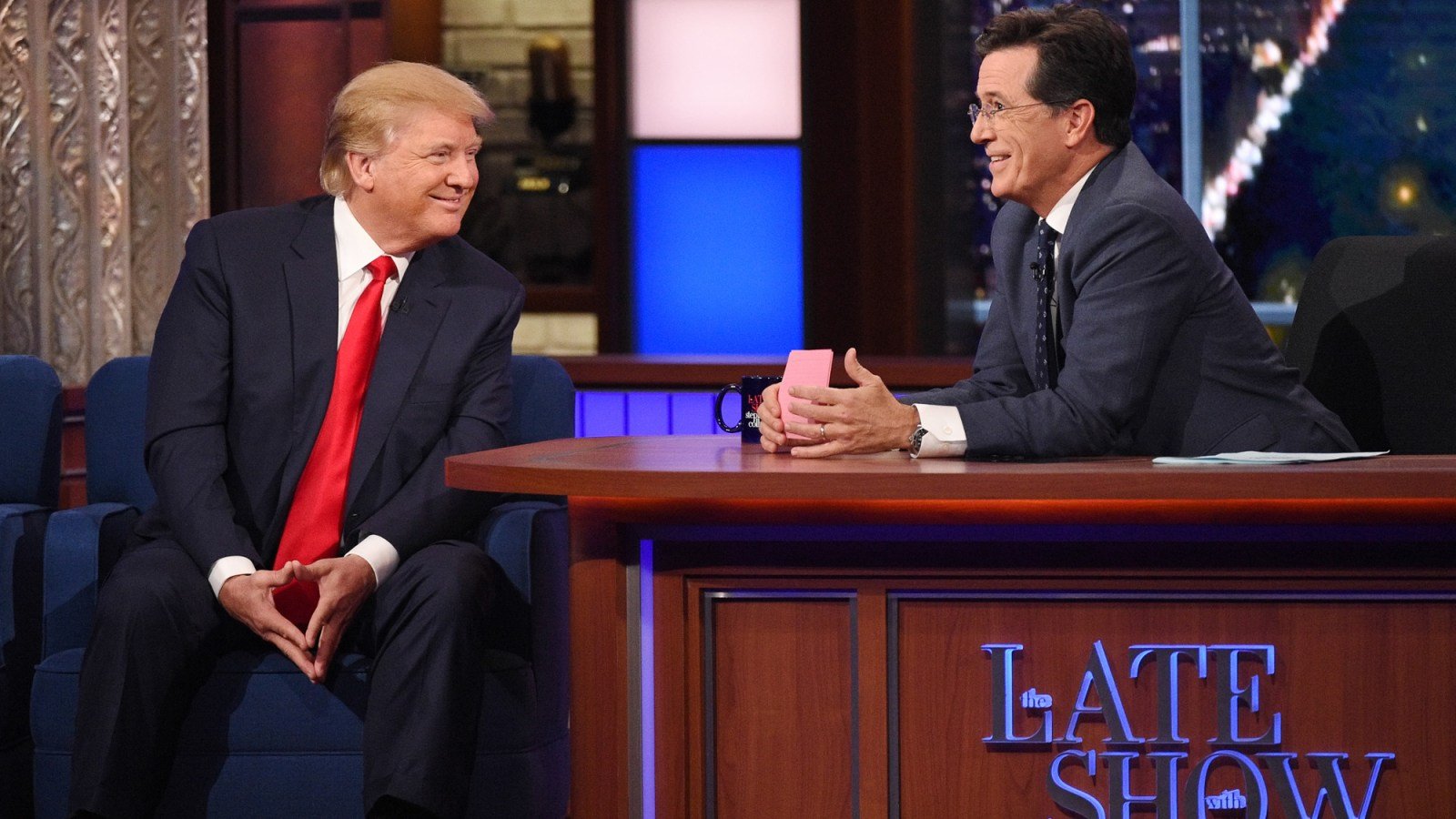 Trump Colbert