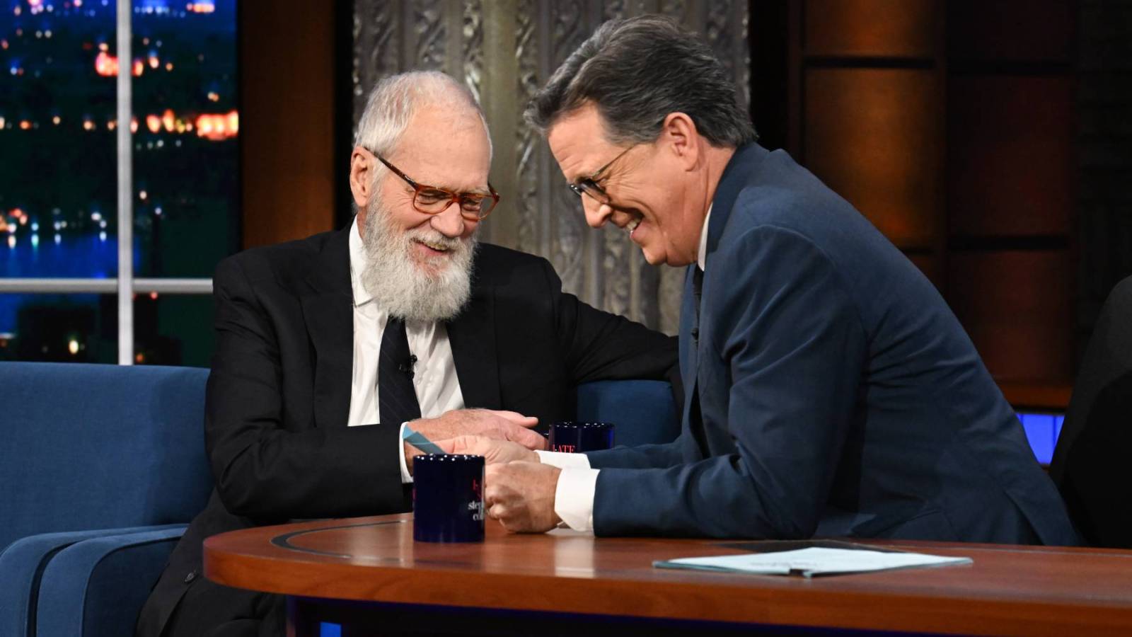 Letterman Colbert