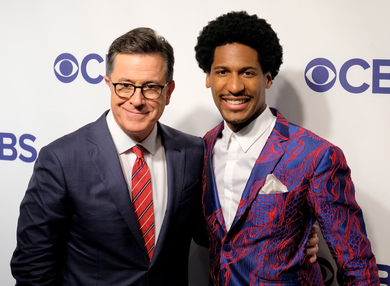 Stephen Colbert and Jon Batiste