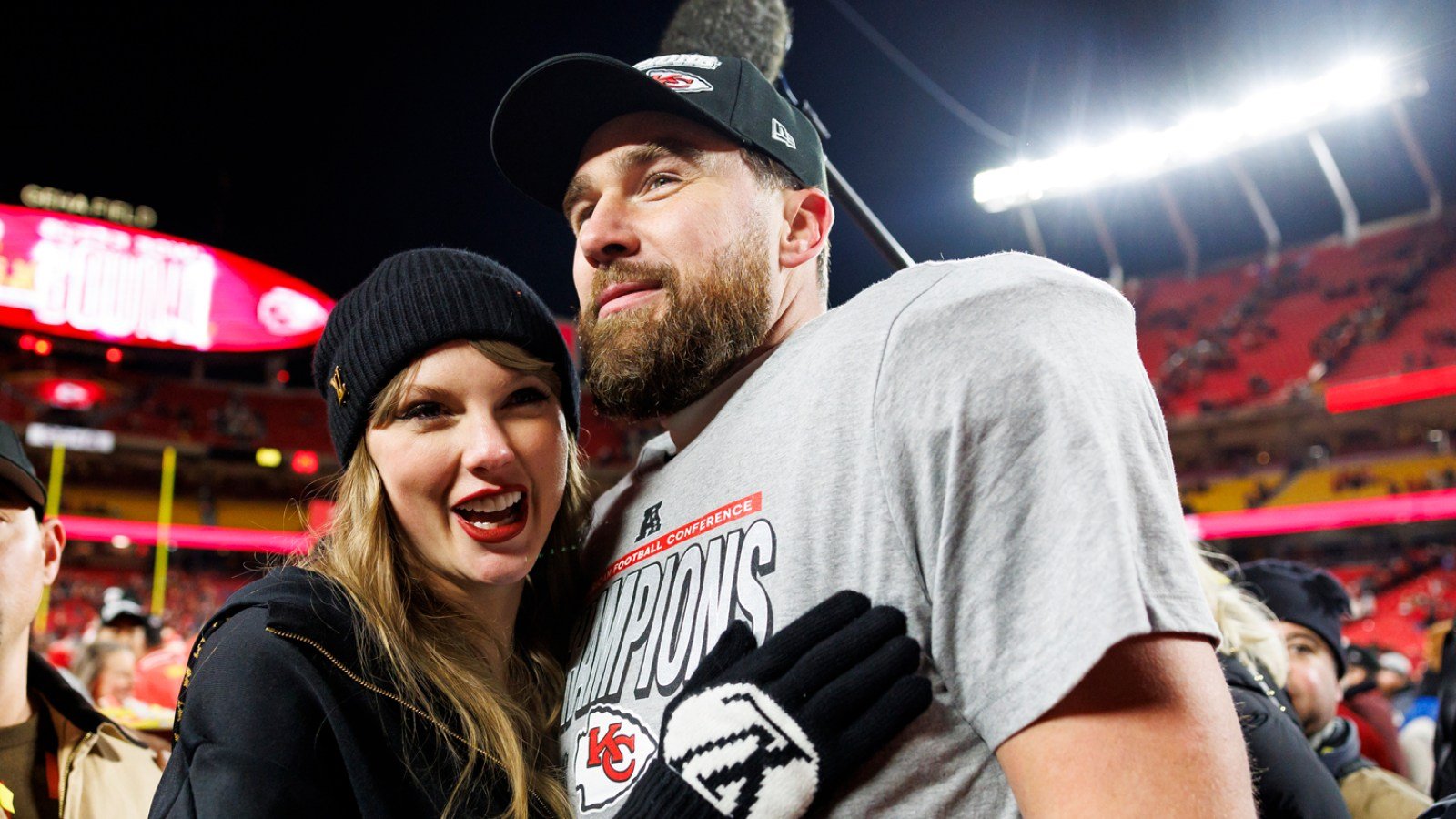 Taylor Swift and Travis Kelce