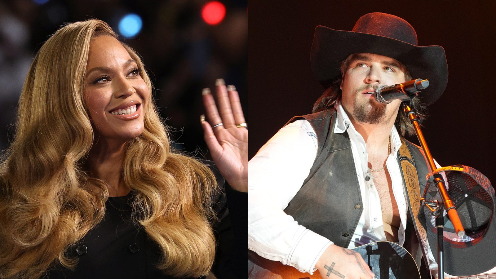 Beyonce and Gavin Adcock