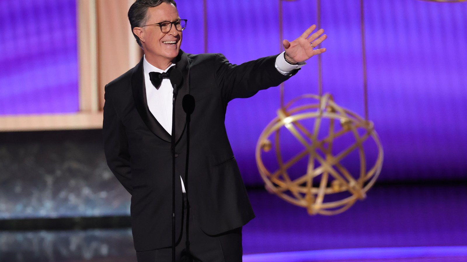 Stephen Colbert at the 2025 Emmys
