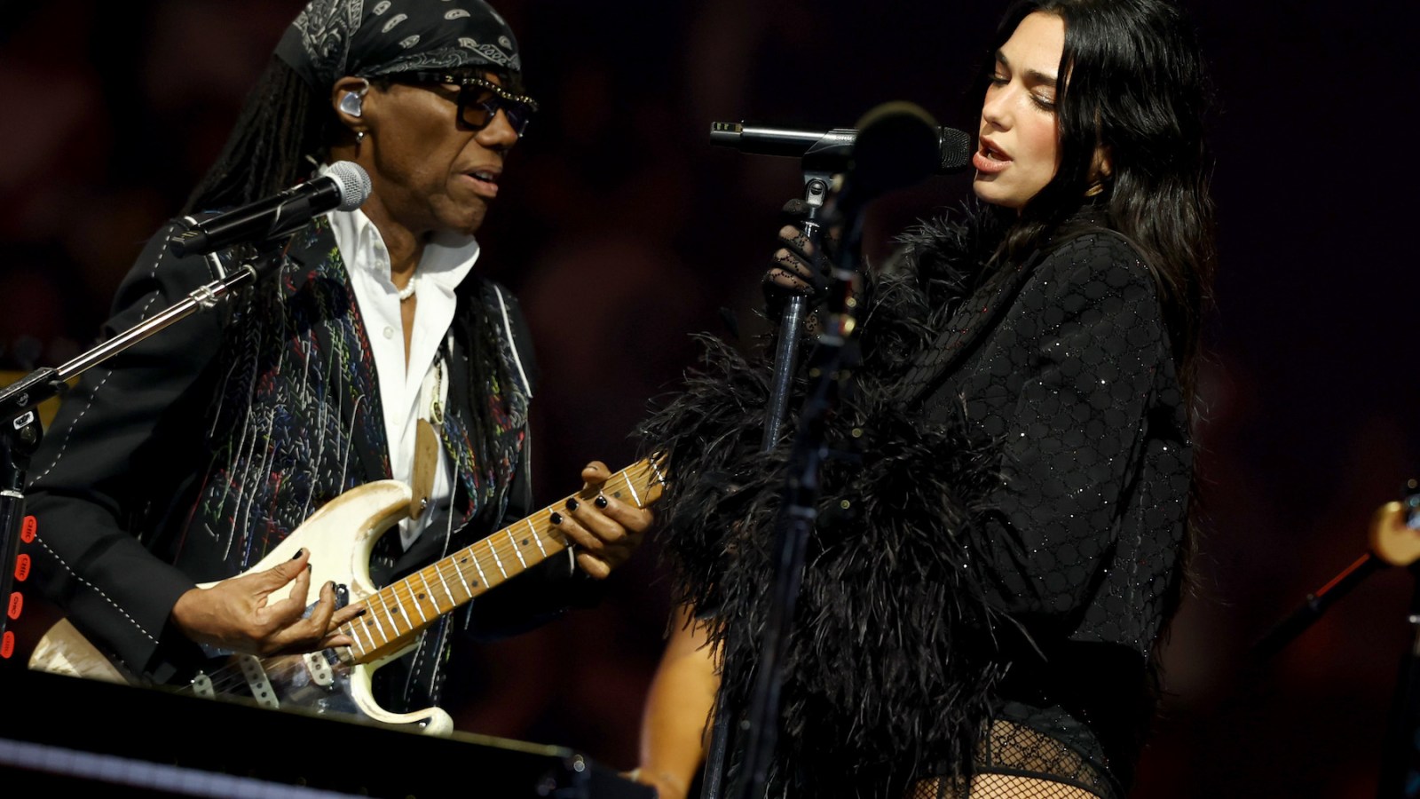 Nile Rodgers and Dua Lipa