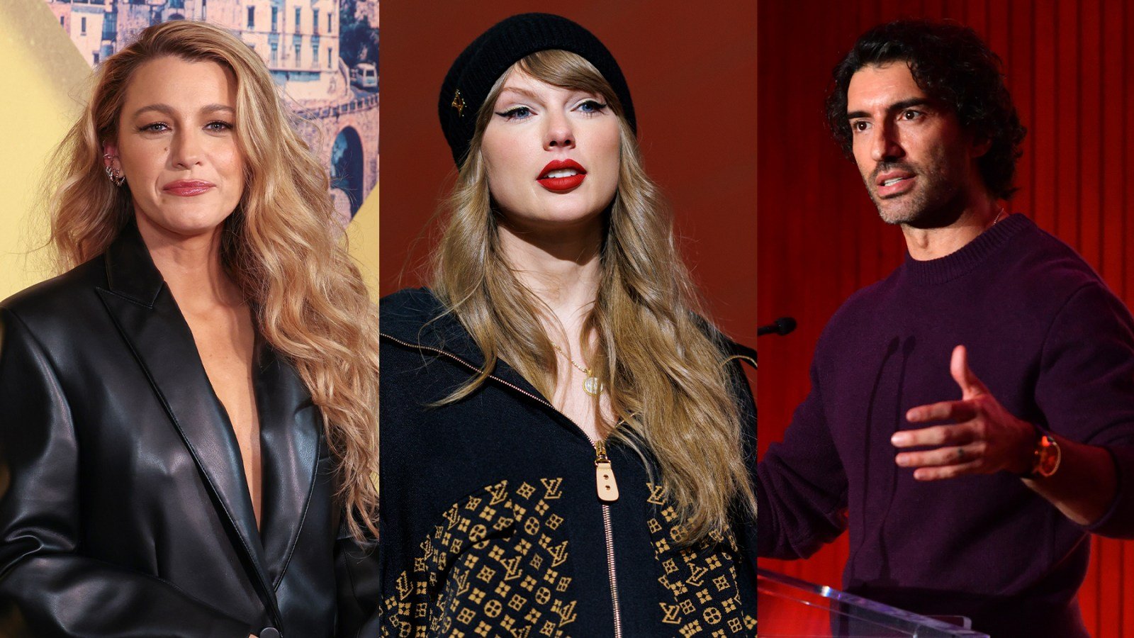 Blake Lively, Taylor Swift and Justin Baldoni