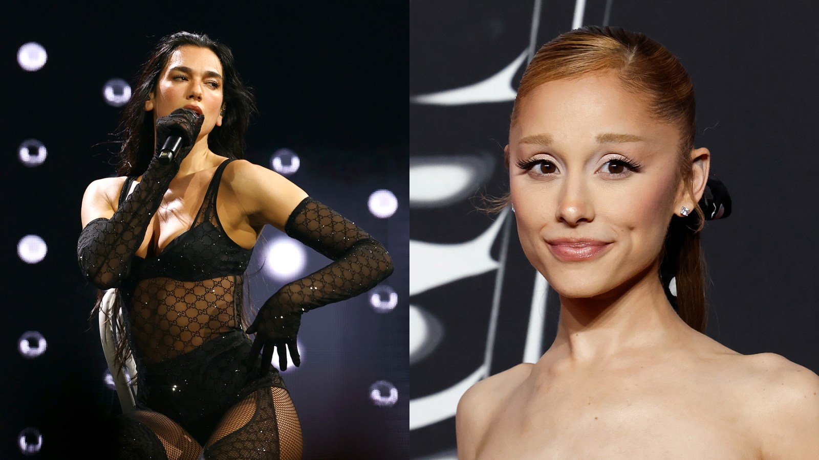 Dua Lipa and Ariana Grande
