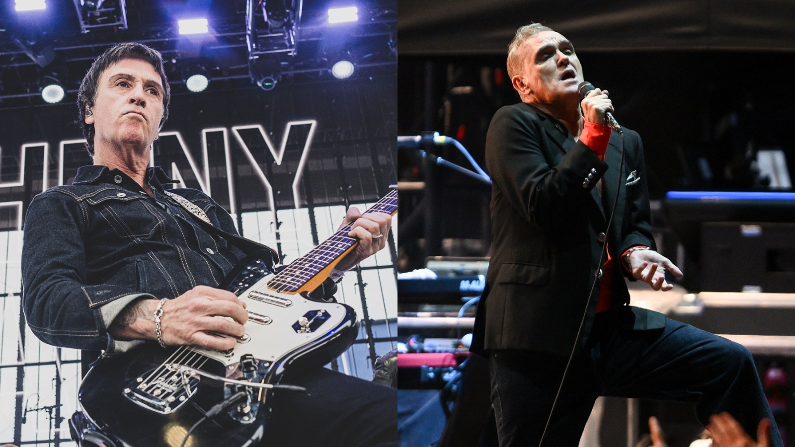 Johnny Marr and Morrissey
