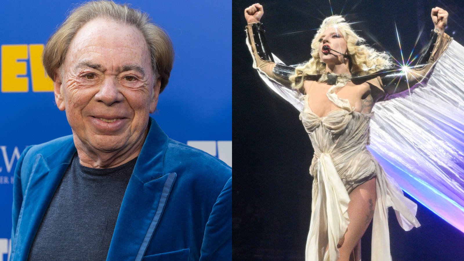 Andrew Lloyd Webber and Lady Gaga