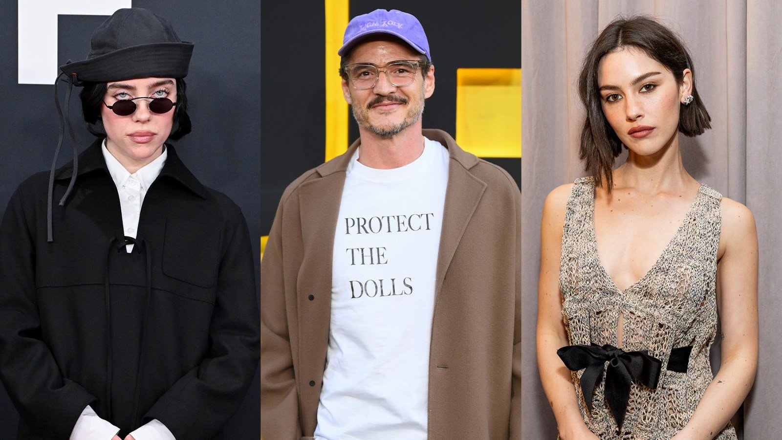 Billie Eilish, Pedro Pascal and Gracie Abrams