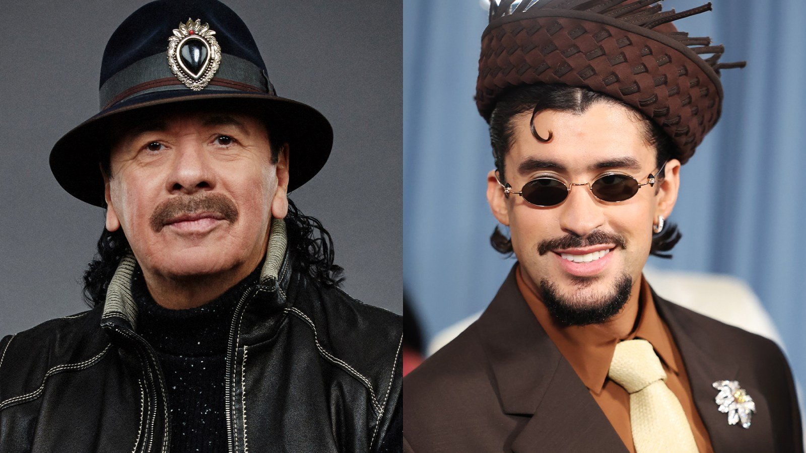 Carlas Santana and Bad Bunny