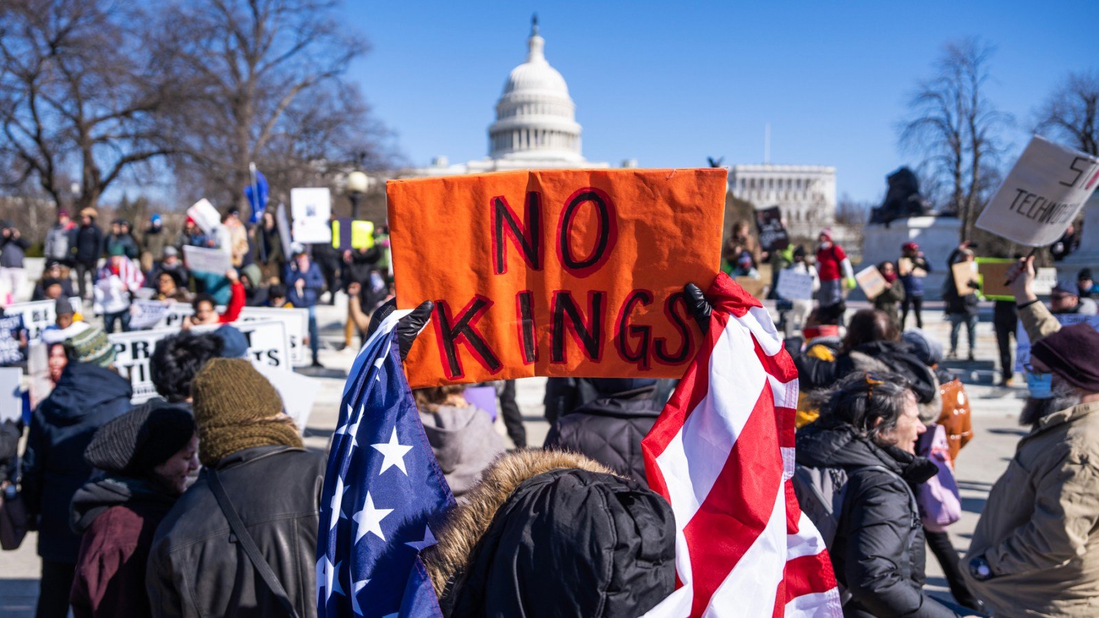 No Kings protest