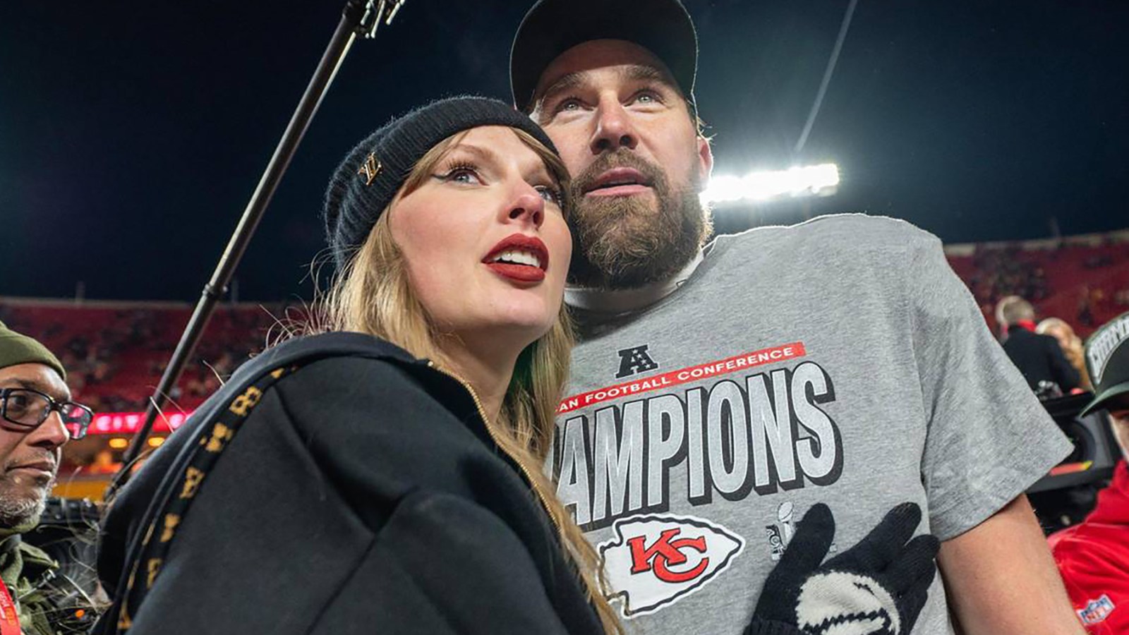 Taylor Swift and Travis Kelce