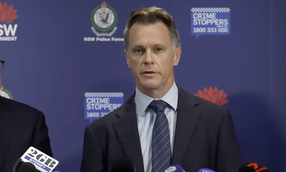 NSW Premier Chris Minns during a press conference
