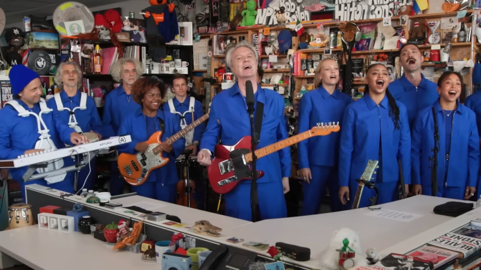 David Byrne on NPR's Tiny Desk