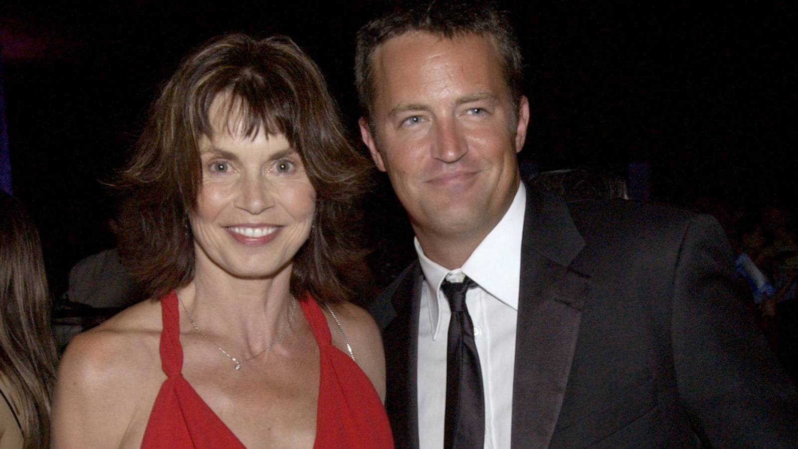 Matthew Perry with mother
