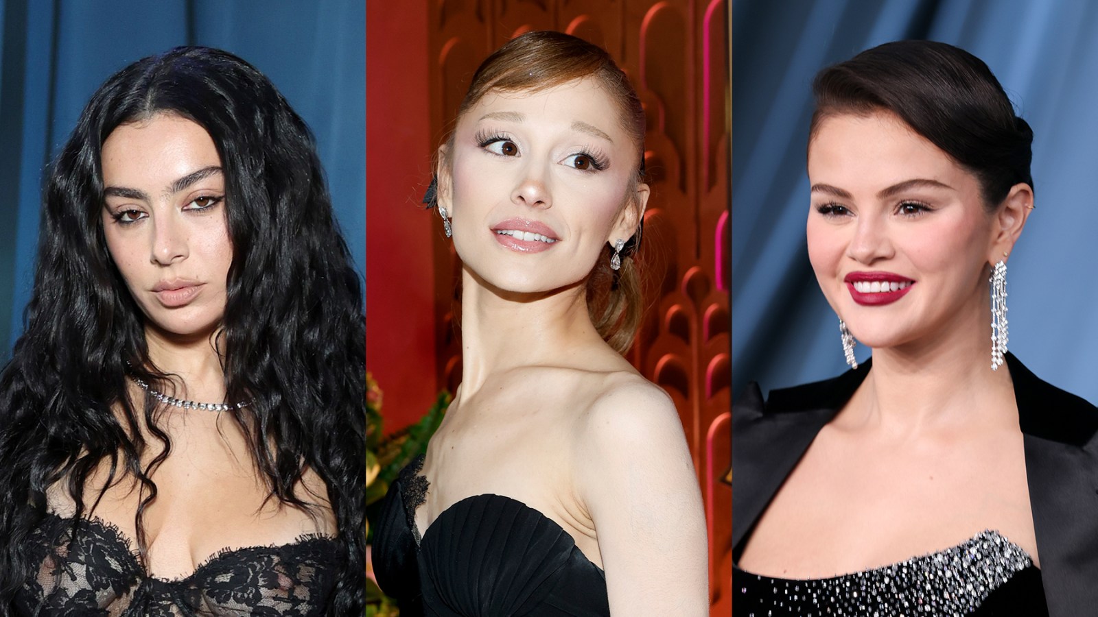 Charli XCX, Ariana Grande and Selena Gomez