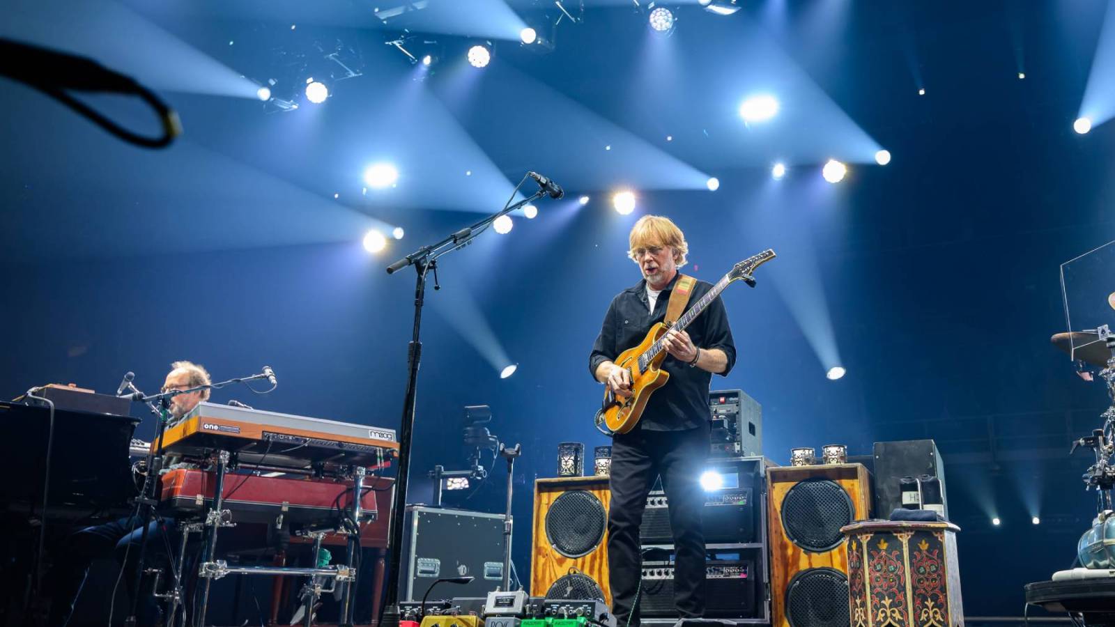 Trey Anastasio and Phish perform at the MVP Arena