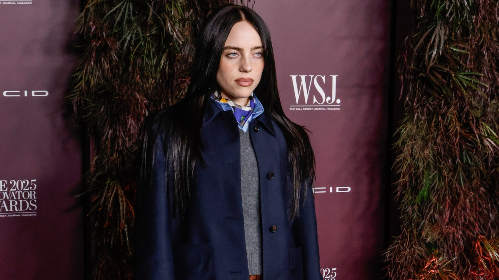 Billie Eilish attends the WSJ. Magazine 2025 Innovator Awards at MoMA on October 29, 2025 in New York City