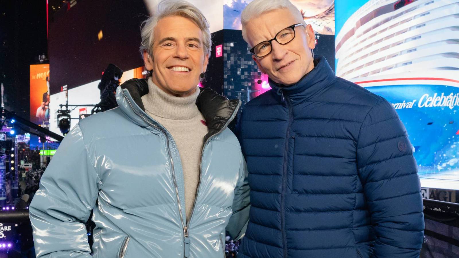Andy Cohen and Anderson Cooper host CNN's "New Year's Eve Live"