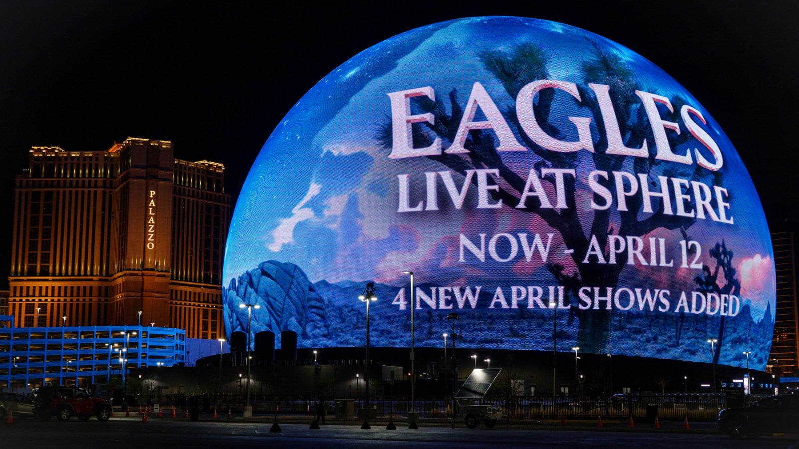 The Eagles at Las Vegas Sphere
