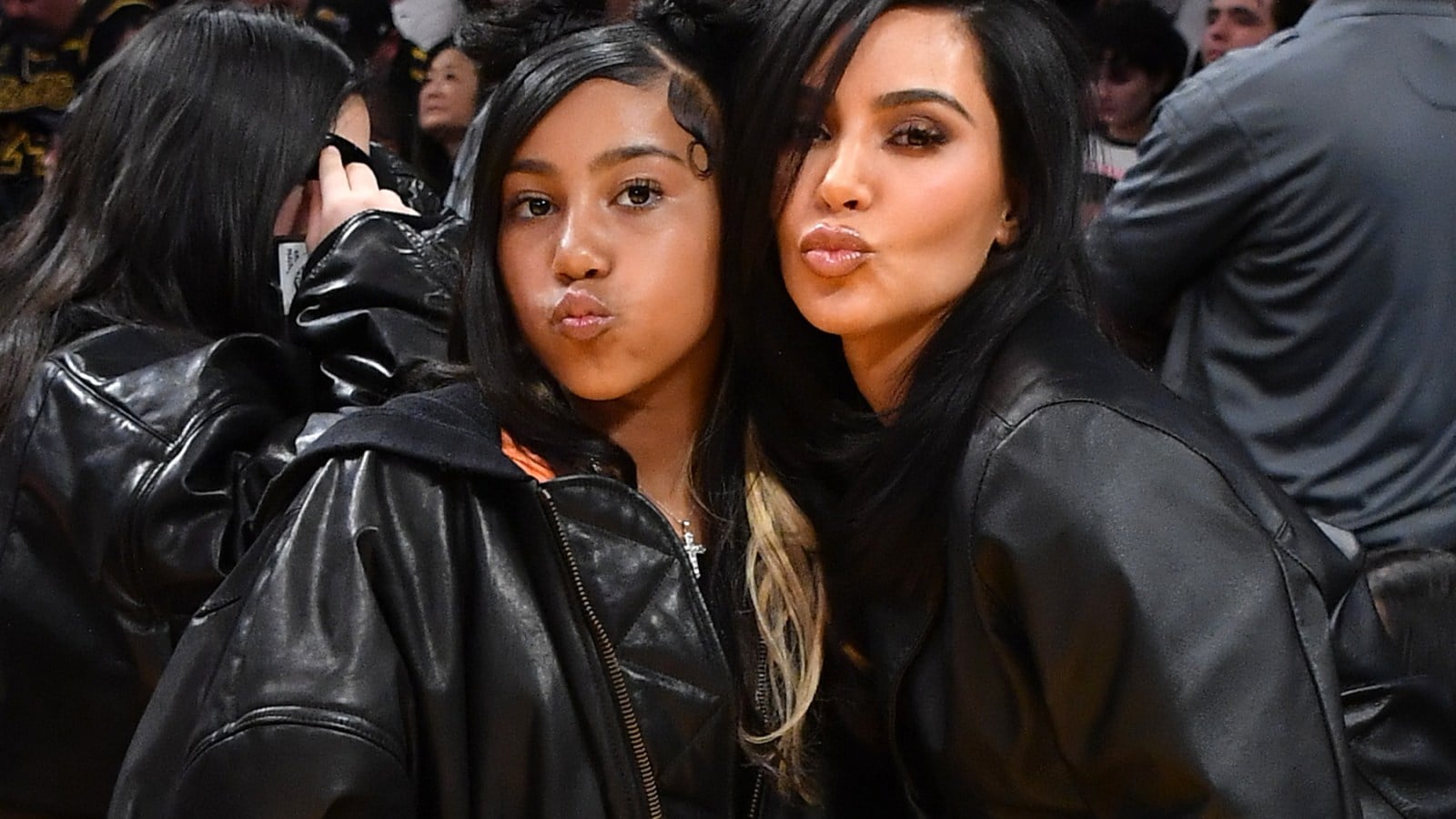 North West and Kim Kardashian