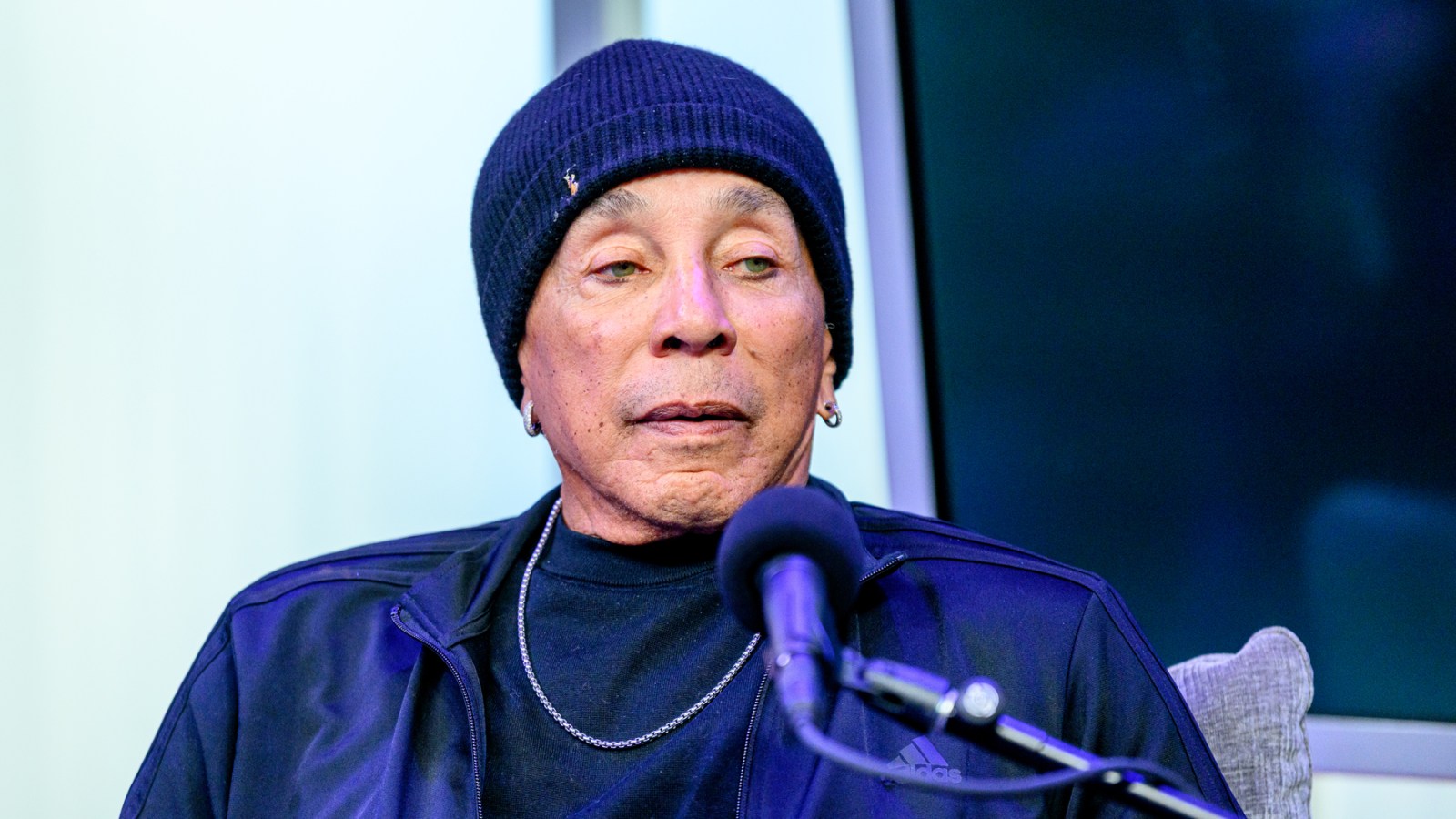 Smokey Robinson at SiriusXM Studios on April 23, 2025 in New York City.