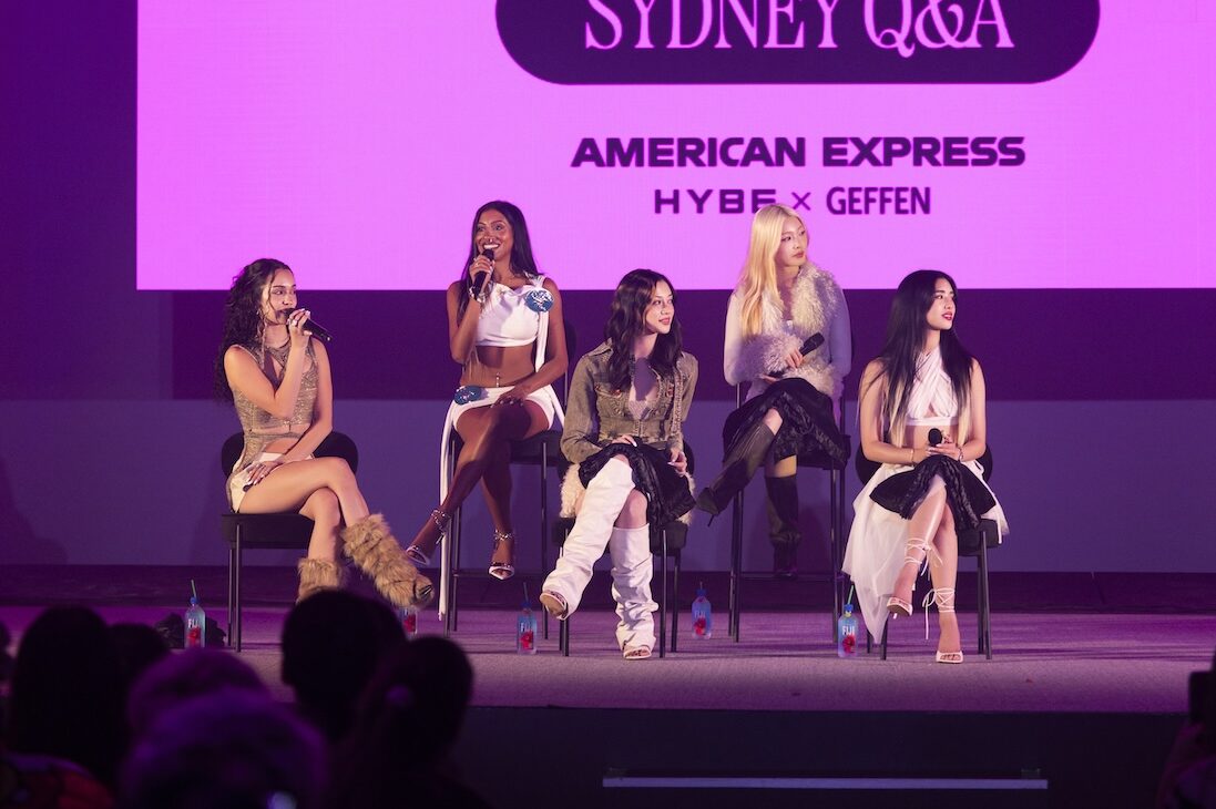 Katseye at the Sydney Q&A event