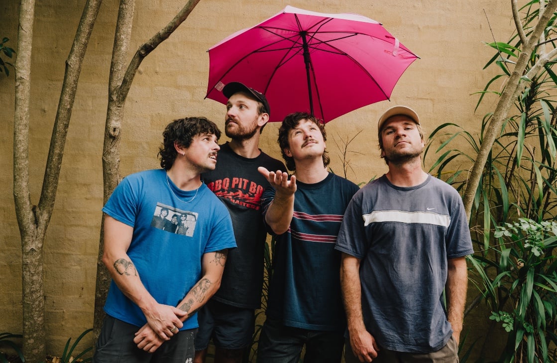 Divers press shot