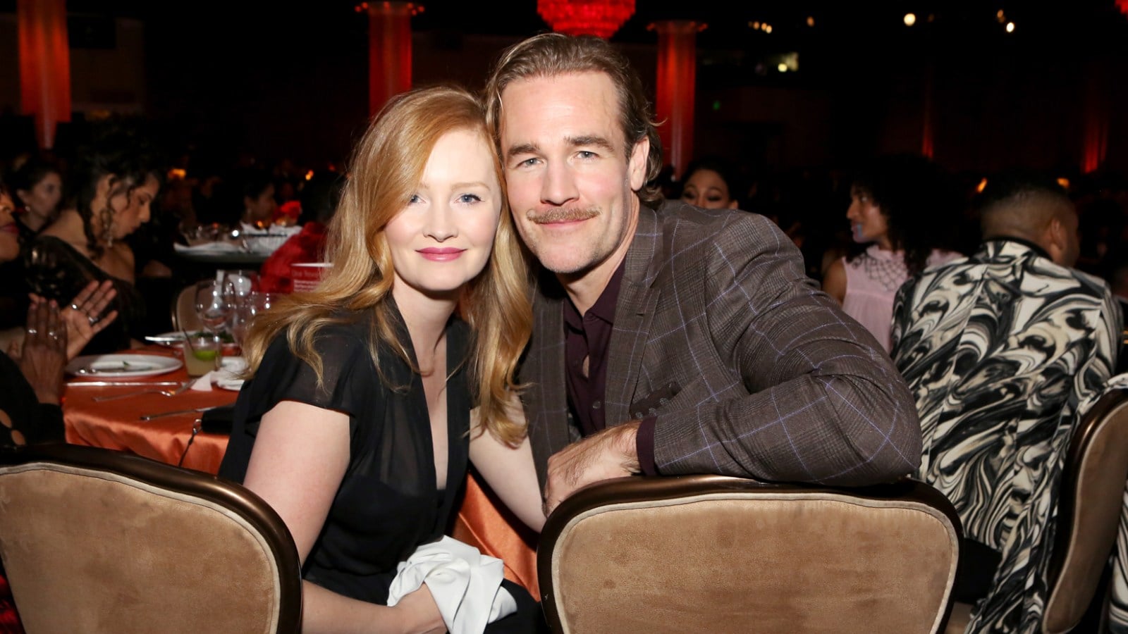 James Van Der Beek and wife