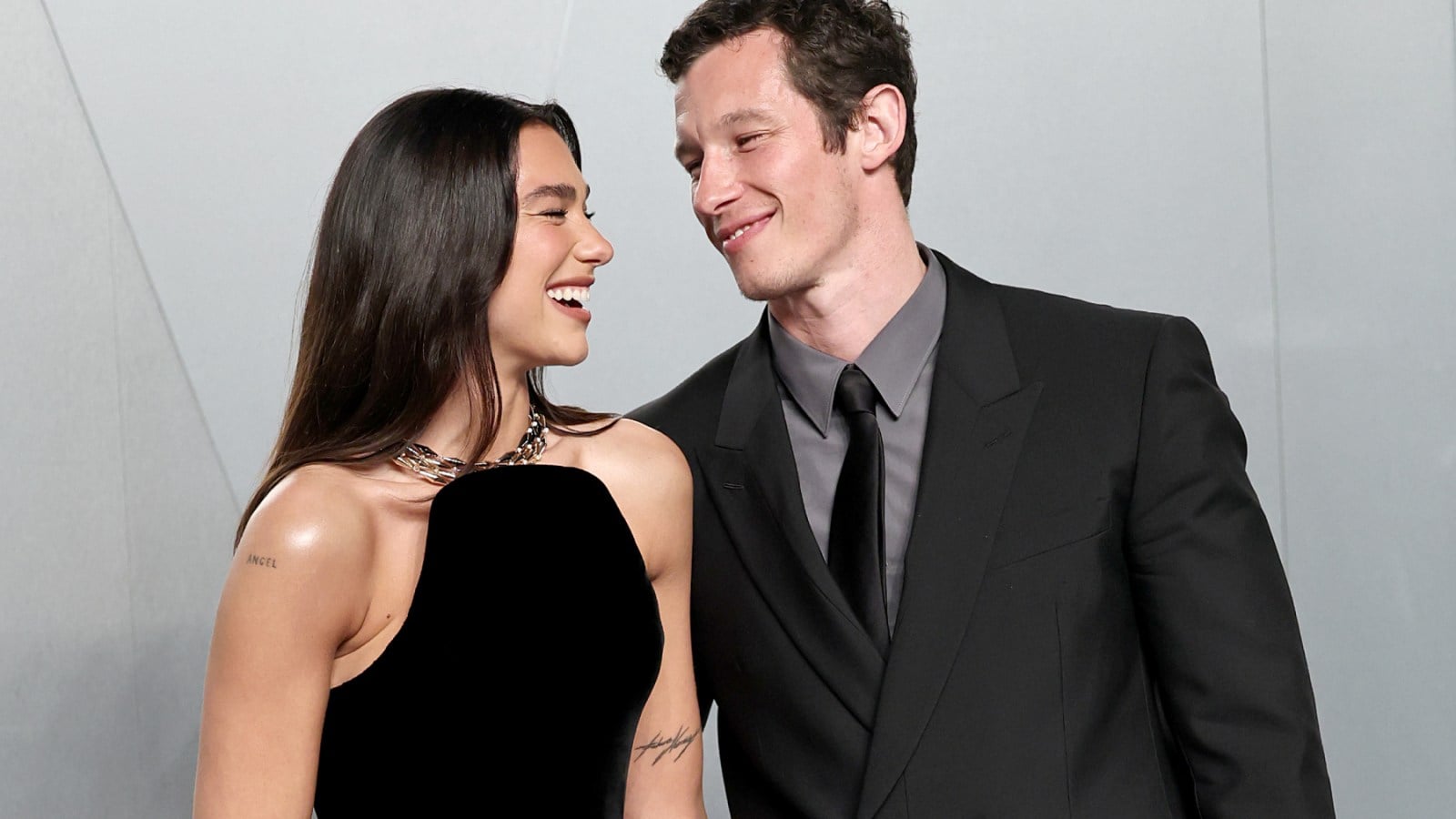 Dua Lipa and Callum Turner