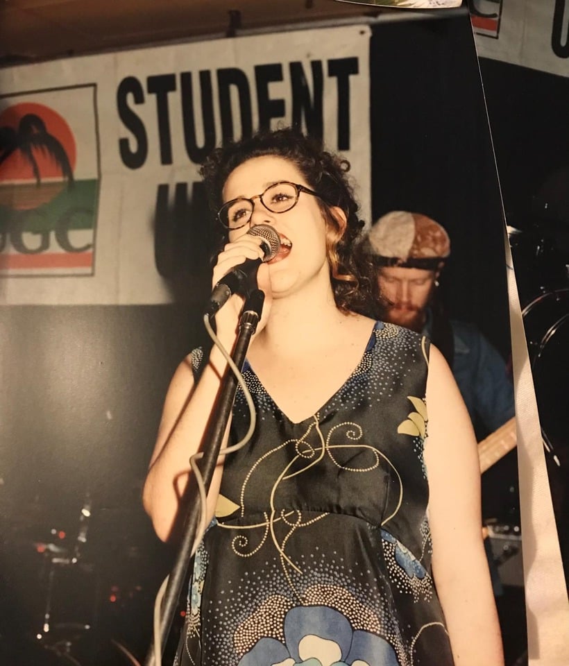 Katie Noonan plays her first gig with George