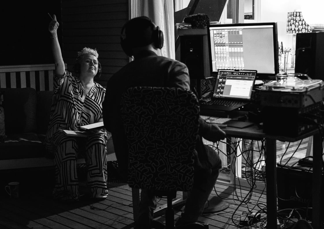Katie Noonan works on her new album