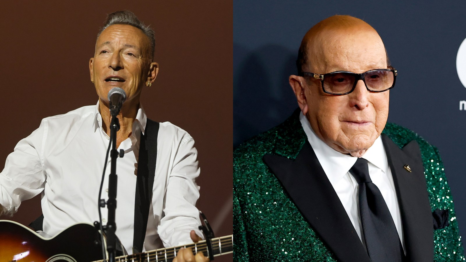 Bruce Springsteen and Clive Davis