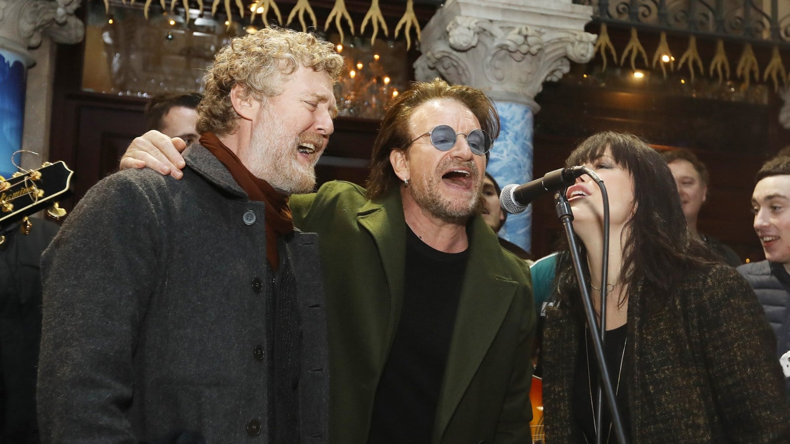Glen Hansard, Bono and Imelda May