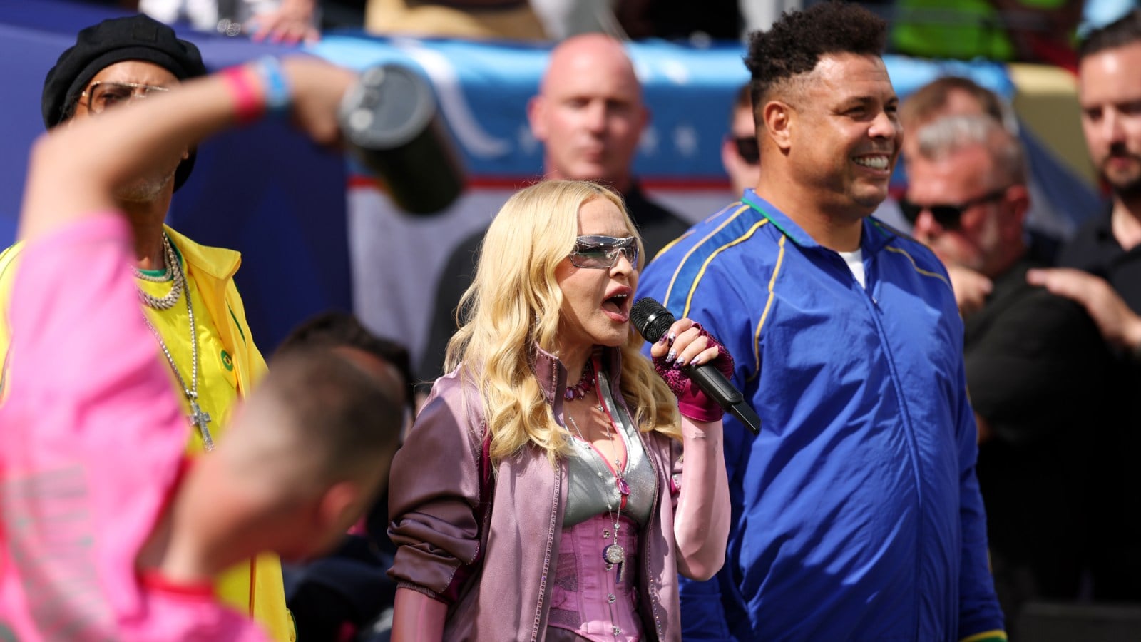 Madonna at the World Cup Final