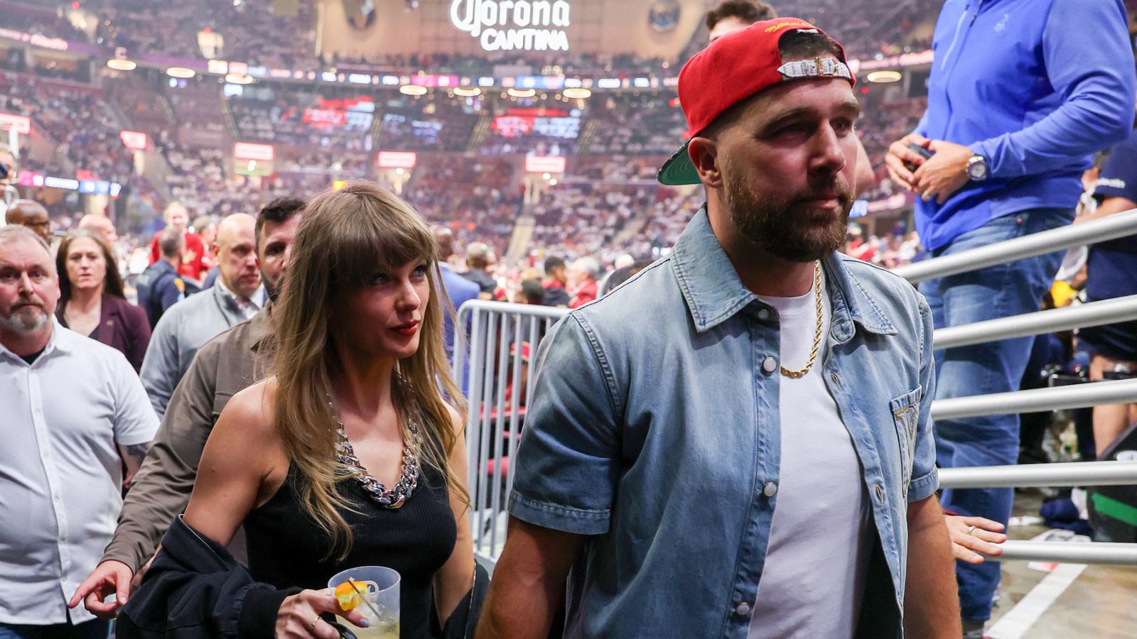 Taylor Swift and Travis Kelce