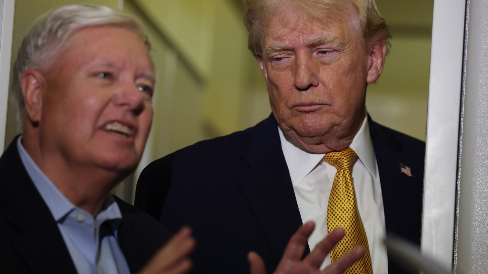 Lindsey Graham and Donald Trump
