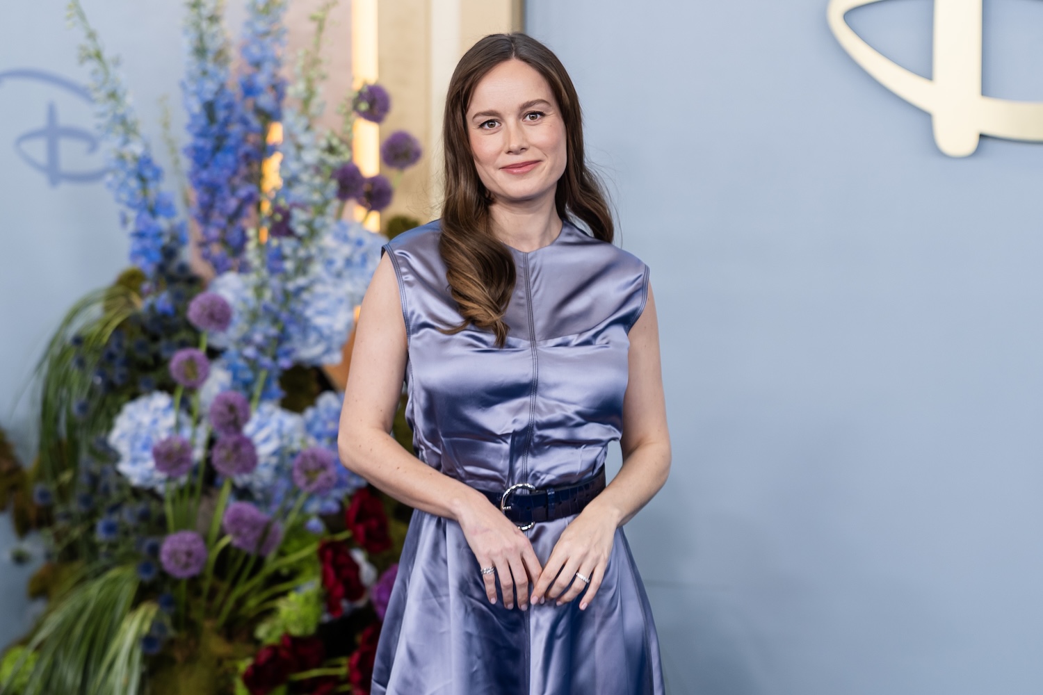 NEW YORK, NEW YORK - MAY 12: Brie Larson attends the 2026 Disney Upfront at Jacob Javits Center on May 12, 2026 in New York City. (Photo by TheStewartofNY/WireImage)