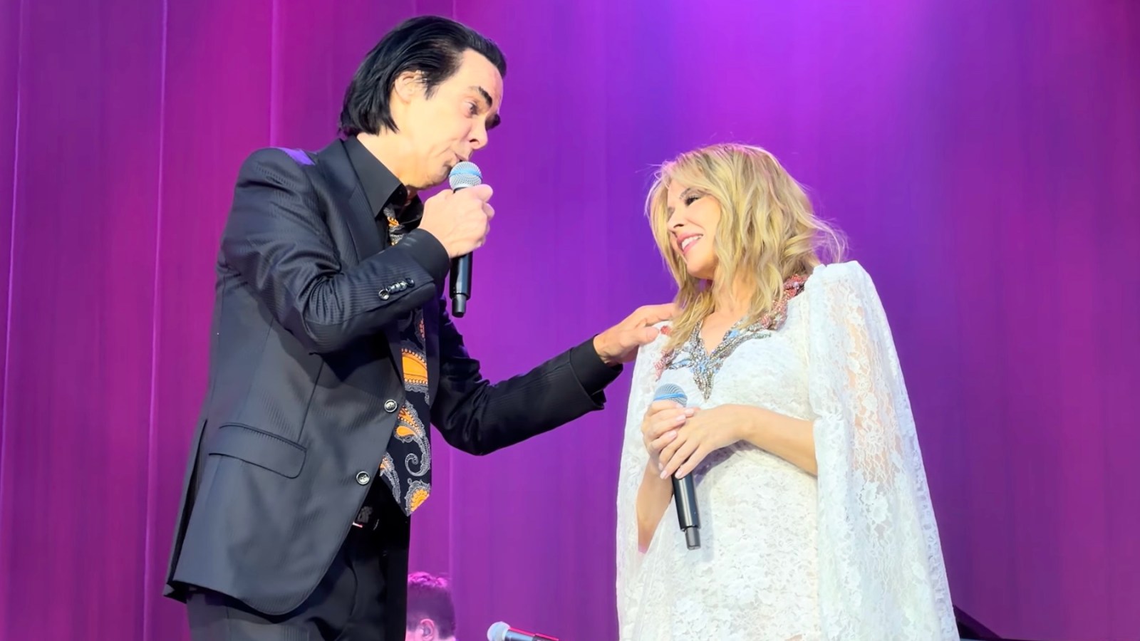 Nick Cave and Kylie Minogue